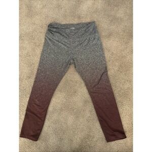 Maurice's In Motion Ombré Leggings Athlesure Gray To Pink Size Medium